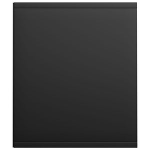 Bokhylla/tv-bänk svart 36x30x143 cm konstruerat trä