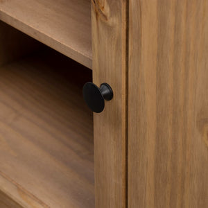 TV-bänk 120x40x50 cm massiv furu panama