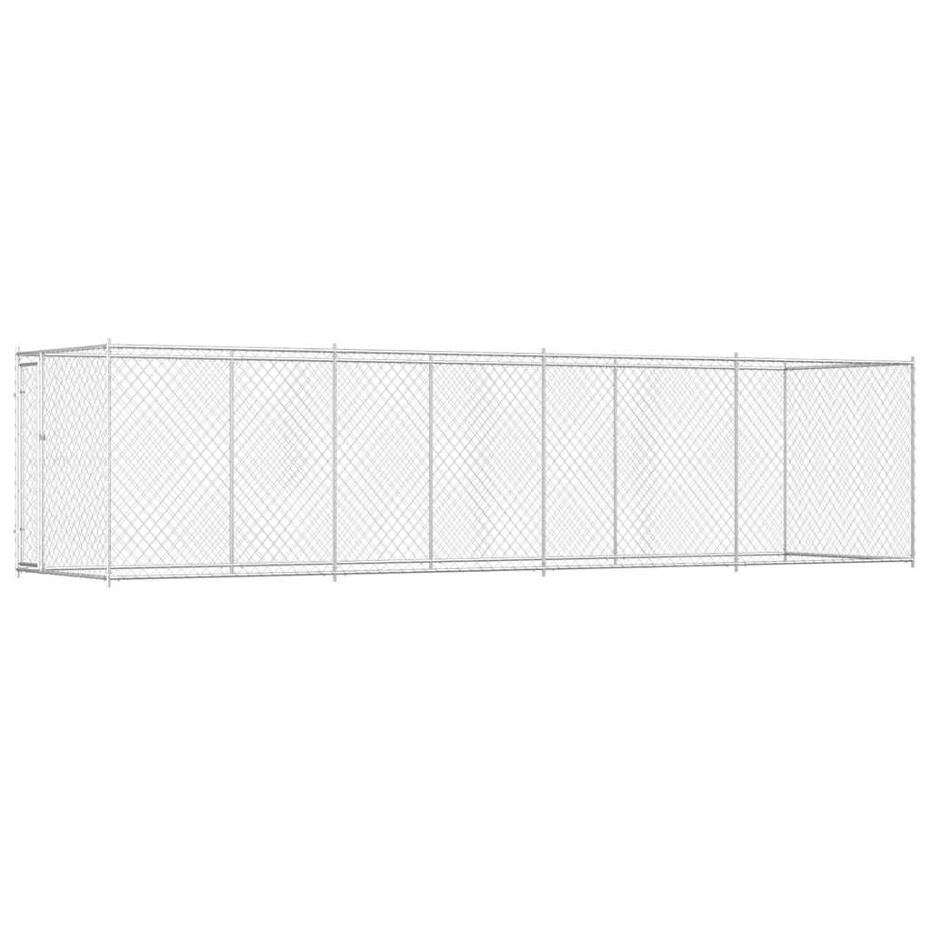 Hundkennel för utomhusbruk 760x192x185 cm