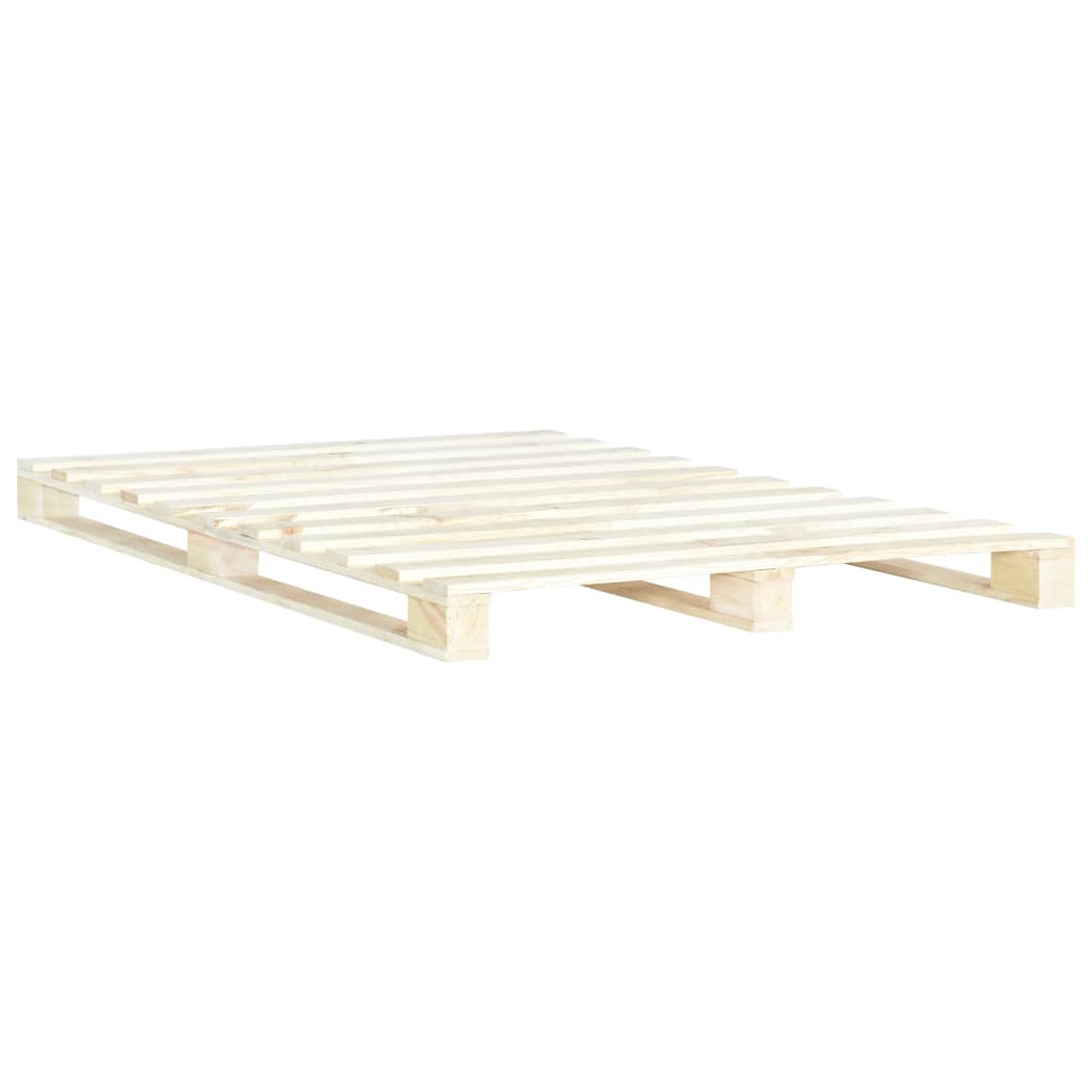 Pallsäng utan madrass 160x200 cm massiv furu