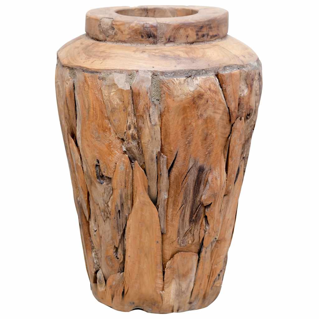 Dekorativ vas 40x60 cm massiv teak