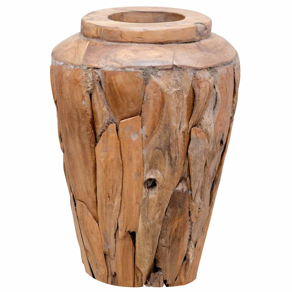 Dekorativ vas 40x60 cm massiv teak