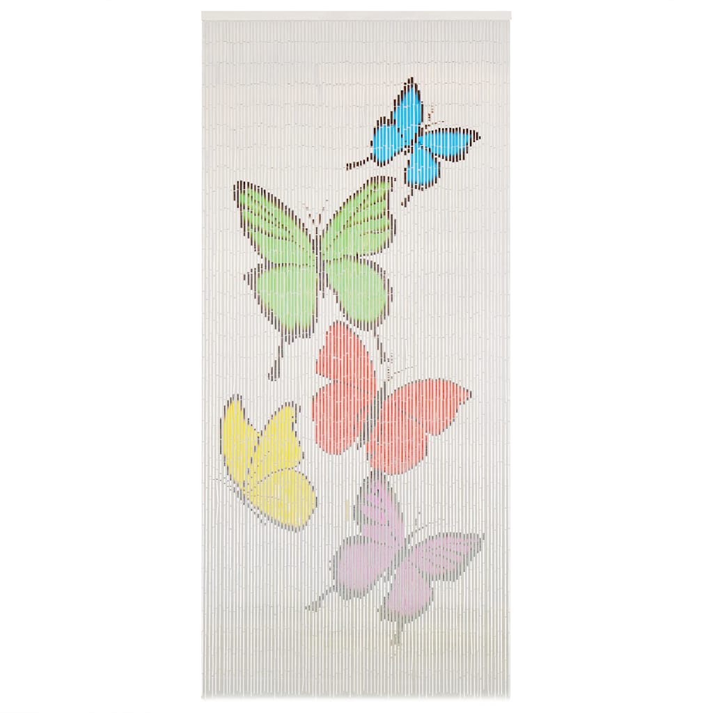 Dörrdraperi i bambu 90x200 cm