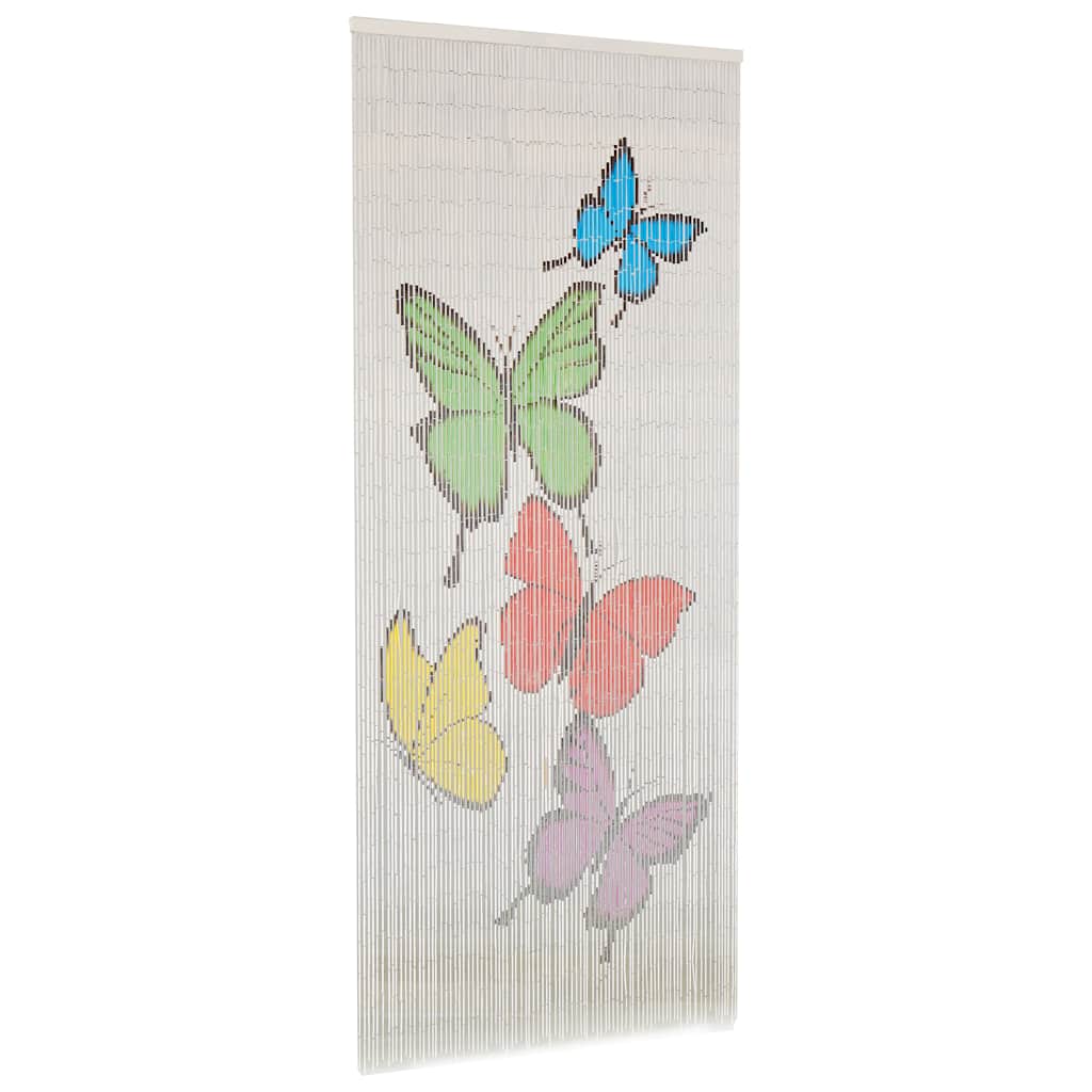 Dörrdraperi i bambu 90x200 cm