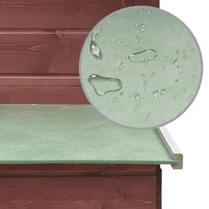 Hönshus mocka 170x81x110 cm massiv furu & granträ