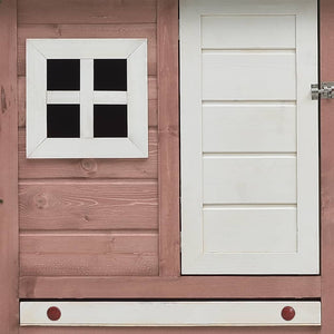 Hönshus mocka 170x81x110 cm massiv furu & granträ