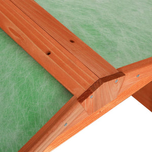 Garage för robotgräsklippare 72x87x50 cm massivt granträ