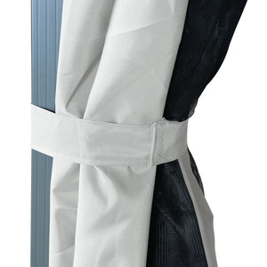 Paviljong med draperier 400 x 300 cm gräddvit aluminium