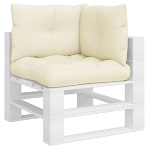 Palldynor 3 st gräddvit tyg