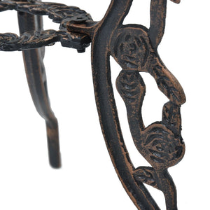 Caféset 3 delar gjuten aluminium