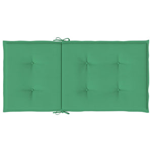 Stolsdynor 2 st grön 100x50x3 cm oxfordtyg