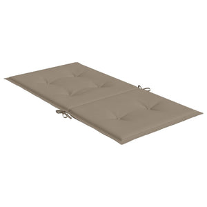 Stolsdynor 2 st taupe 100x50x3 cm oxfordtyg