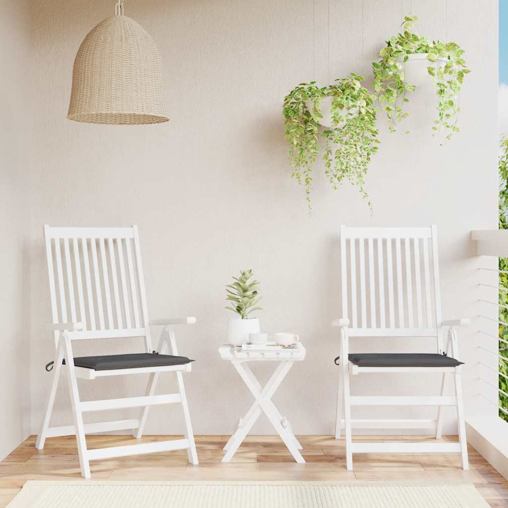 Stolsdynor 2 st antracit 50x50x4 cm oxfordtyg
