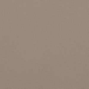 Bänkdyna för trädgården taupe 200x50x4 cm oxfordtyg