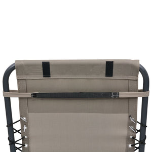 Nackstöd till solstol taupe 40x7,5x15 cm textilene