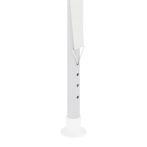 Professionellt partytält med väggar 2x2 m vit 90 g/m²