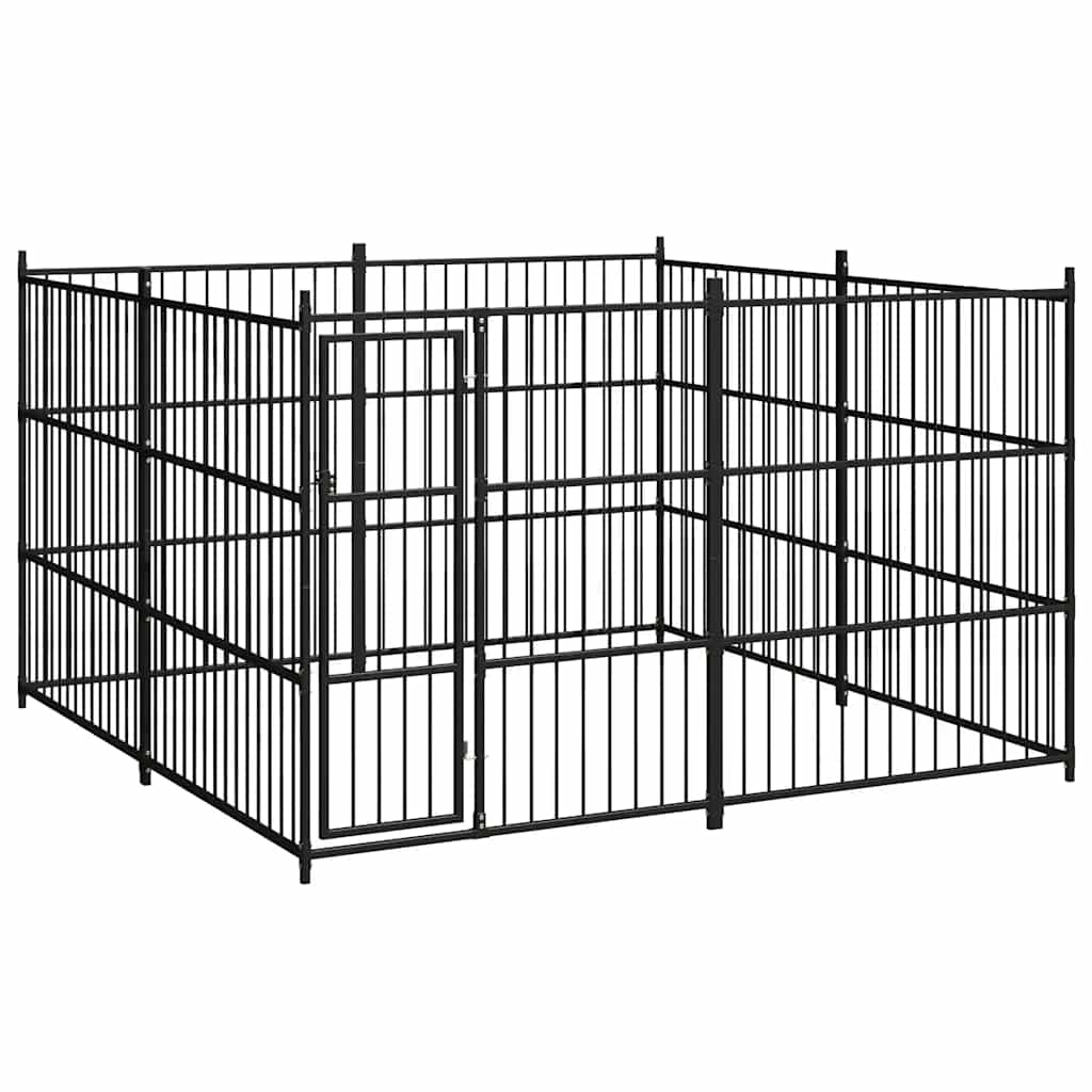 Hundgård för utomhusbruk 300x300x185 cm