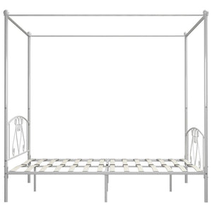 Sänghimmel utan madrass vit 180x200 cm metall