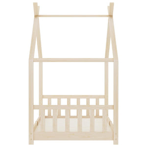 Barnsäng massiv furu 90x200 cm