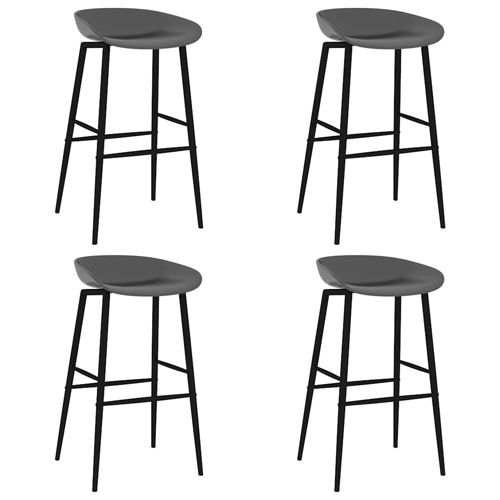 Barstolar 4 st grå