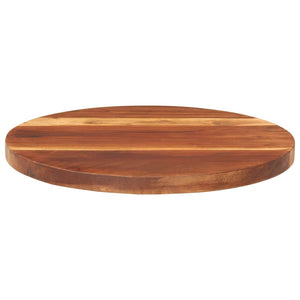 Bordsskiva massivt akaciaträ rund 25-27 mm 40 cm