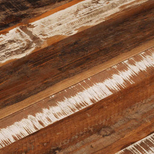 Rektangulär bordsskiva 60x80 cm 15-16 mm massivt återvunnet trä