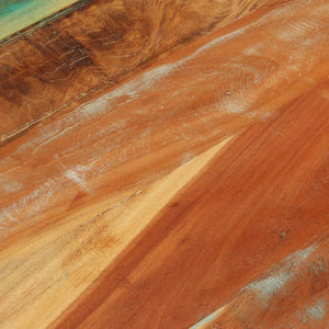 Rektangulär bordsskiva 70x80 cm 25-27 mm massivt återvunnet trä