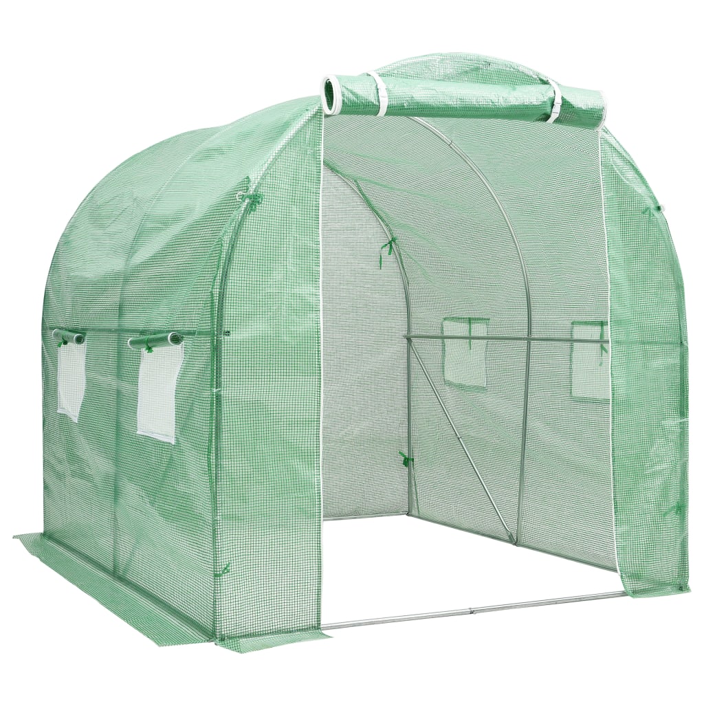 Växthus 4 m² 2x2x2 m