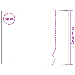 Fönsterfilm frostad randig design 0,9x50 m PVC