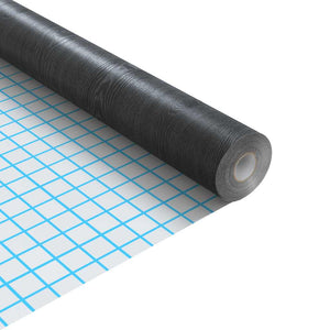 Dekorplast mörkt trä 500x90 cm PVC