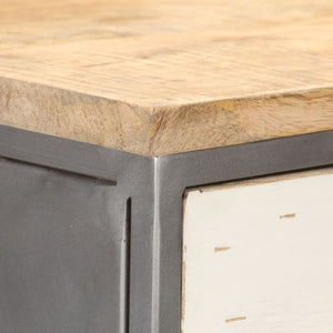 Byrå 45x30x105 cm massivt mangoträ