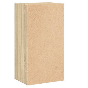 Bokhylla 2 hyllor sonoma-ek 40x30x76,5 cm konstruerat trä