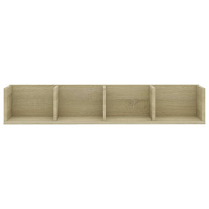 CD-hylla sonama-ek 100x18x18 cm konstruerat trä