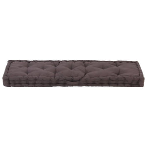 Dyna till pallsoffa bomull 120x40x7 cm antracit
