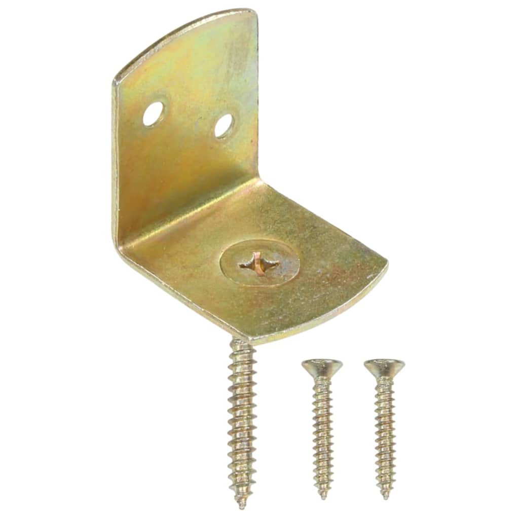 L-beslag till staketpanel 48 st galvaniserad metall