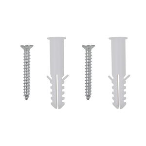 Väggspeglar 2 st 60 cm rund glas