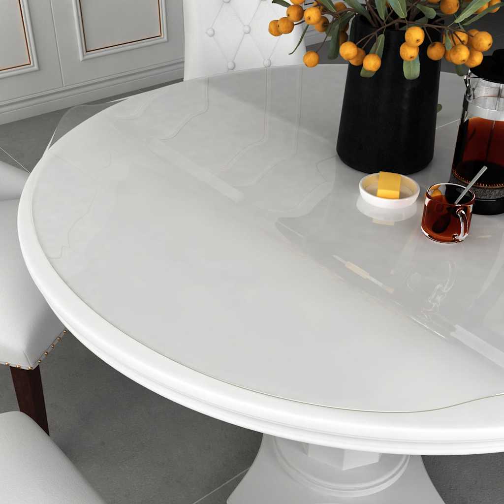Bordsskydd genomskinligt Ø 70 cm 1,6 mm PVC