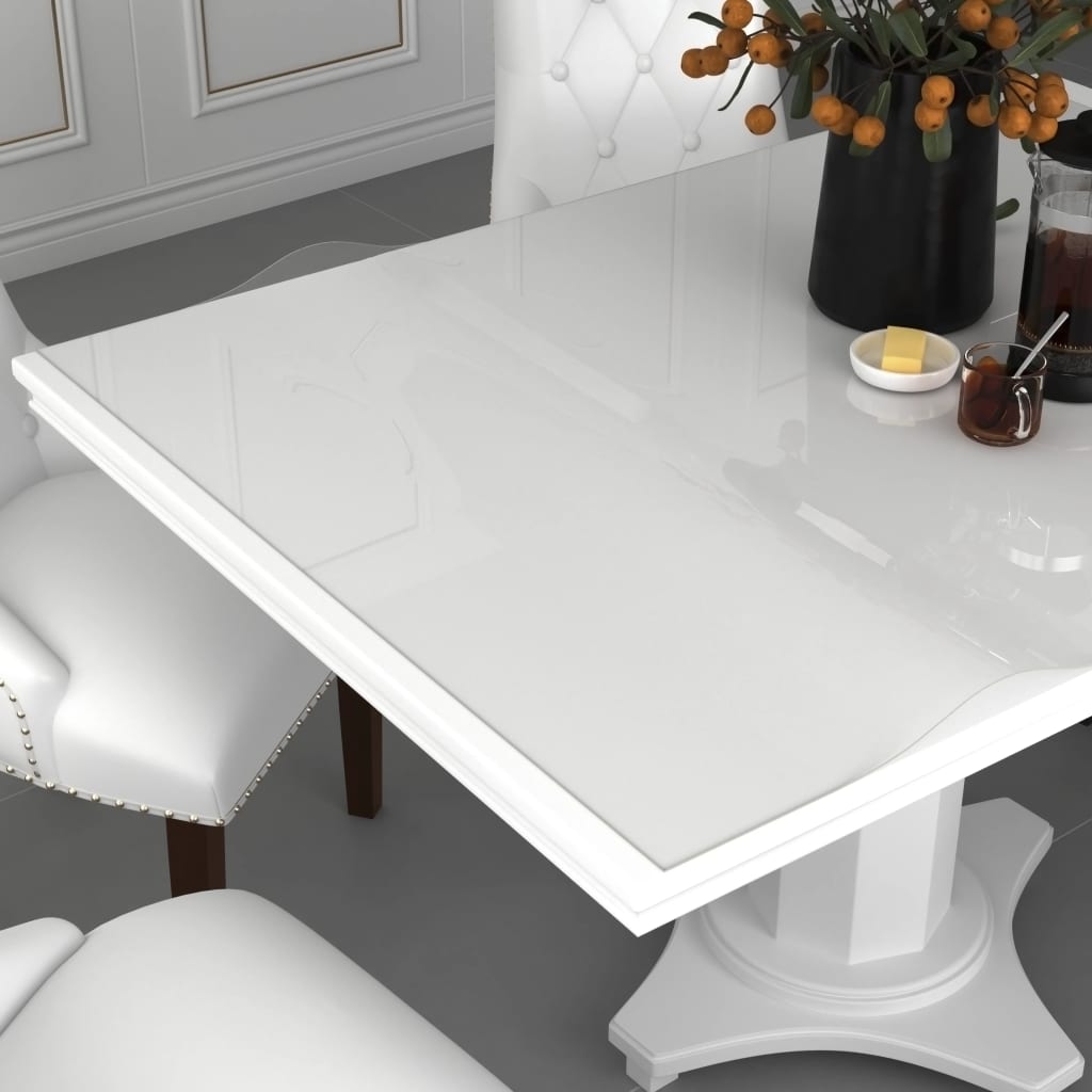 Bordsskydd genomskinligt 200x100 cm 1,6 mm PVC