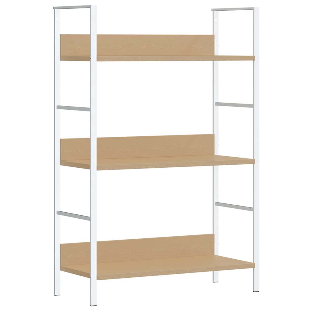 Bokhylla 3 hyllor ek 60x27,6x90,5 cm konstruerat trä
