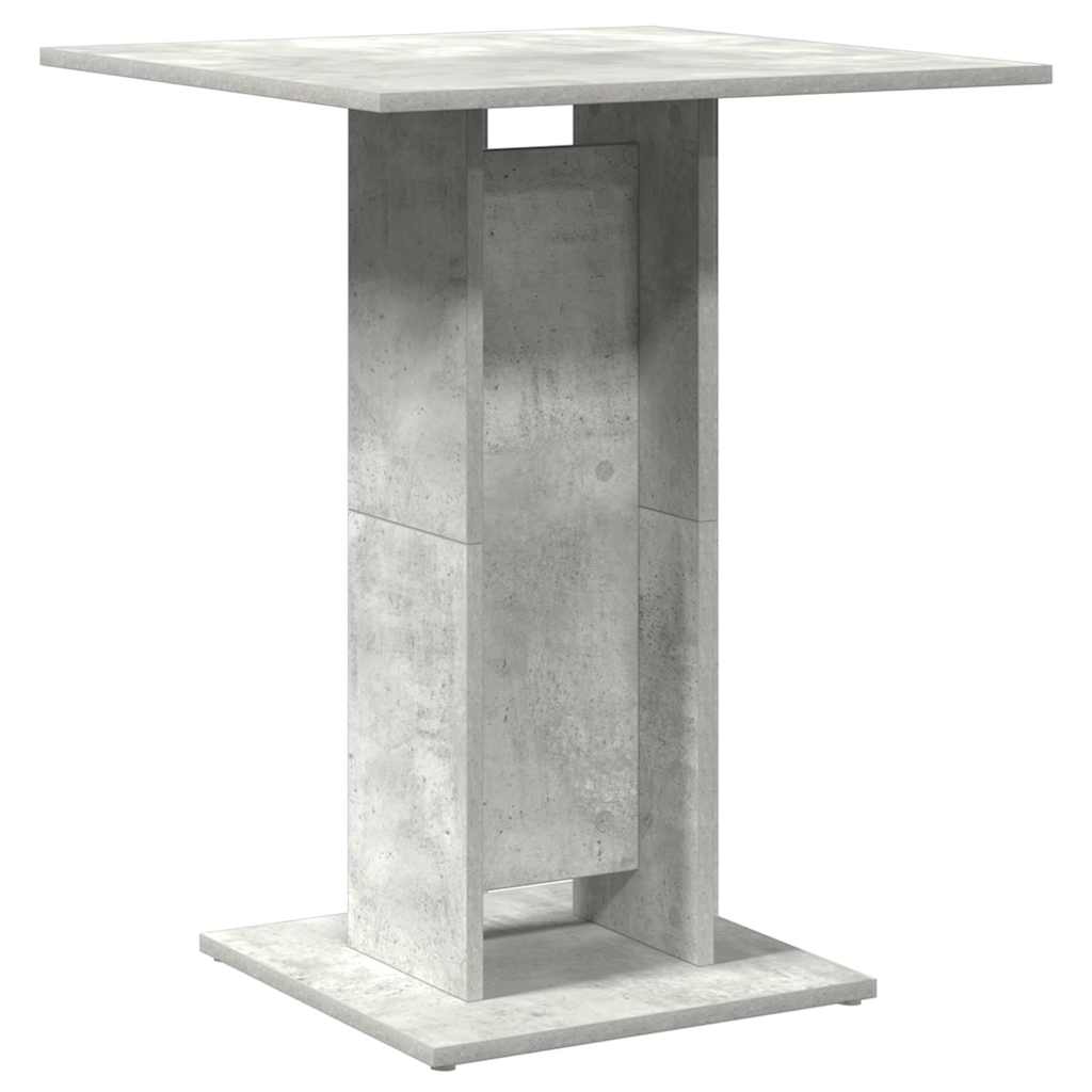 Bistrobord betonggrå 60x60x75 cm konstruerat trä