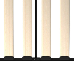 Dagbädd utan madrass svart metall 90x200 cm