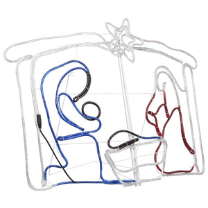 Juldekoration julspel 240 LED 116x41x87 cm