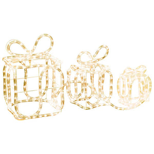 Juldekoration julklappar med 180 LED inomhus/utomhus