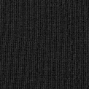 Mörkläggningsgardin med krokar linnelook 2 st svart 140x175 cm