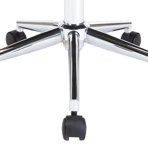 Snurrbara matstolar 2 st vit böjträ och konstläder