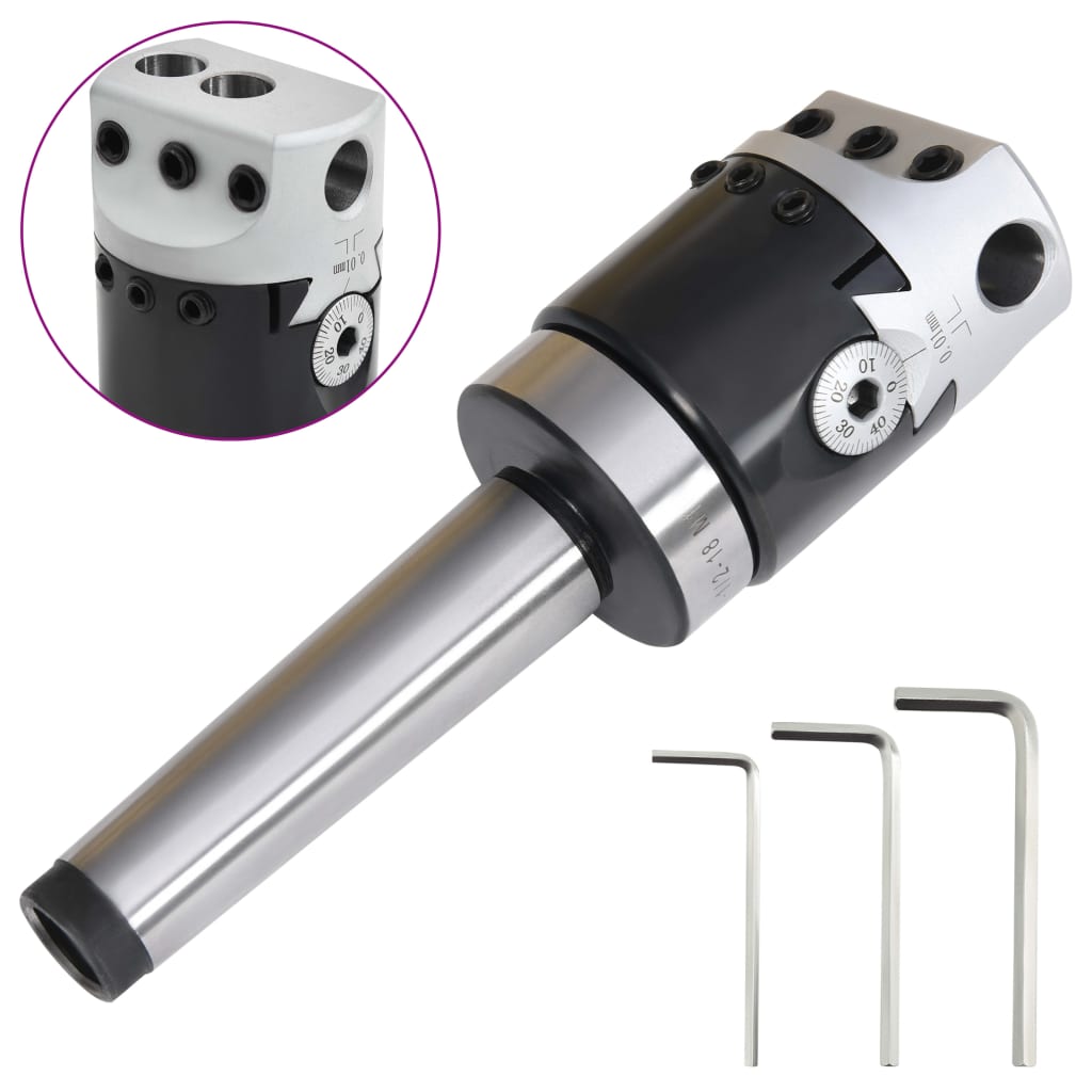 Borrchuck 50 mm med MT3 skaft för svarvfräsning