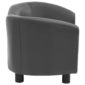 Hundsoffa grå 67x41x39 cm konstläder