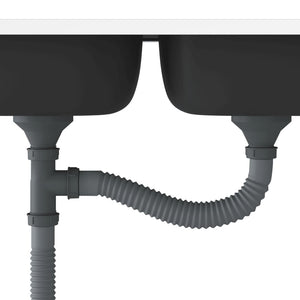 Dubbla diskhoar silver 800x600x155 mm rostfritt stål