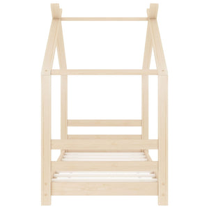 Barnsäng massiv furu 70x140 cm