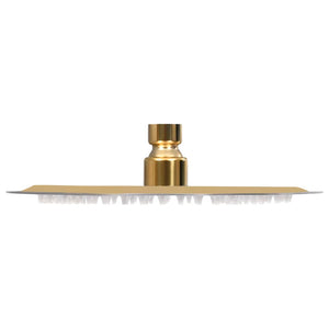 Takduschhuvud rostfritt stål 20 cm rund guld